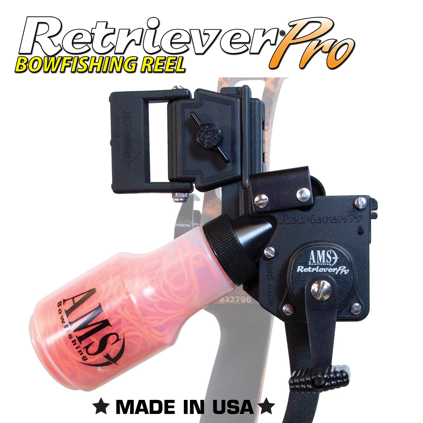 AMS Bowfishing® Retriever® Pro Reel - Right Hand