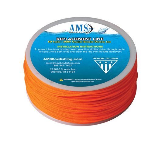 AMS - 50 Yards of 200# Test Braided Dacron Line