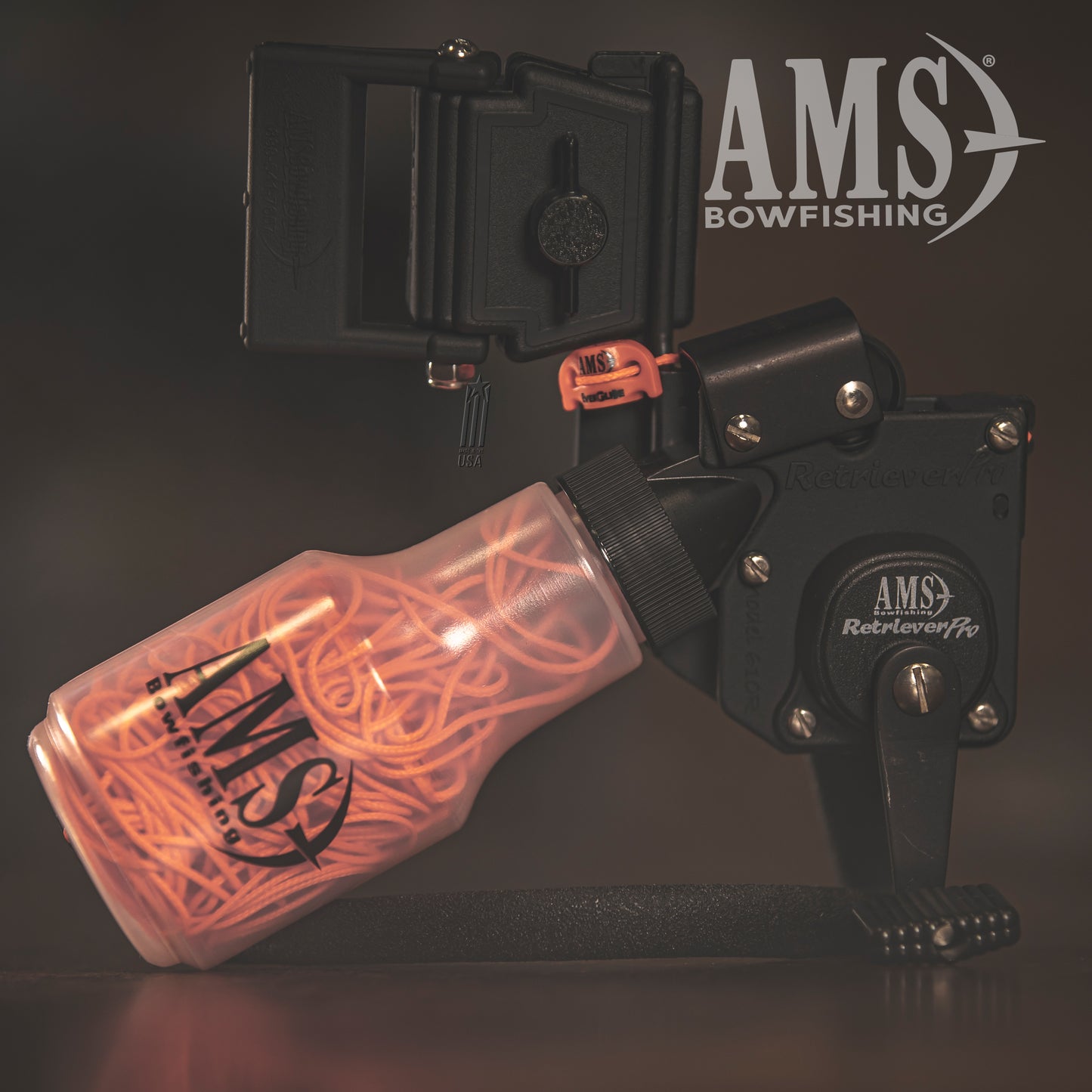 AMS Bowfishing® Retriever® Pro Reel - Right Hand