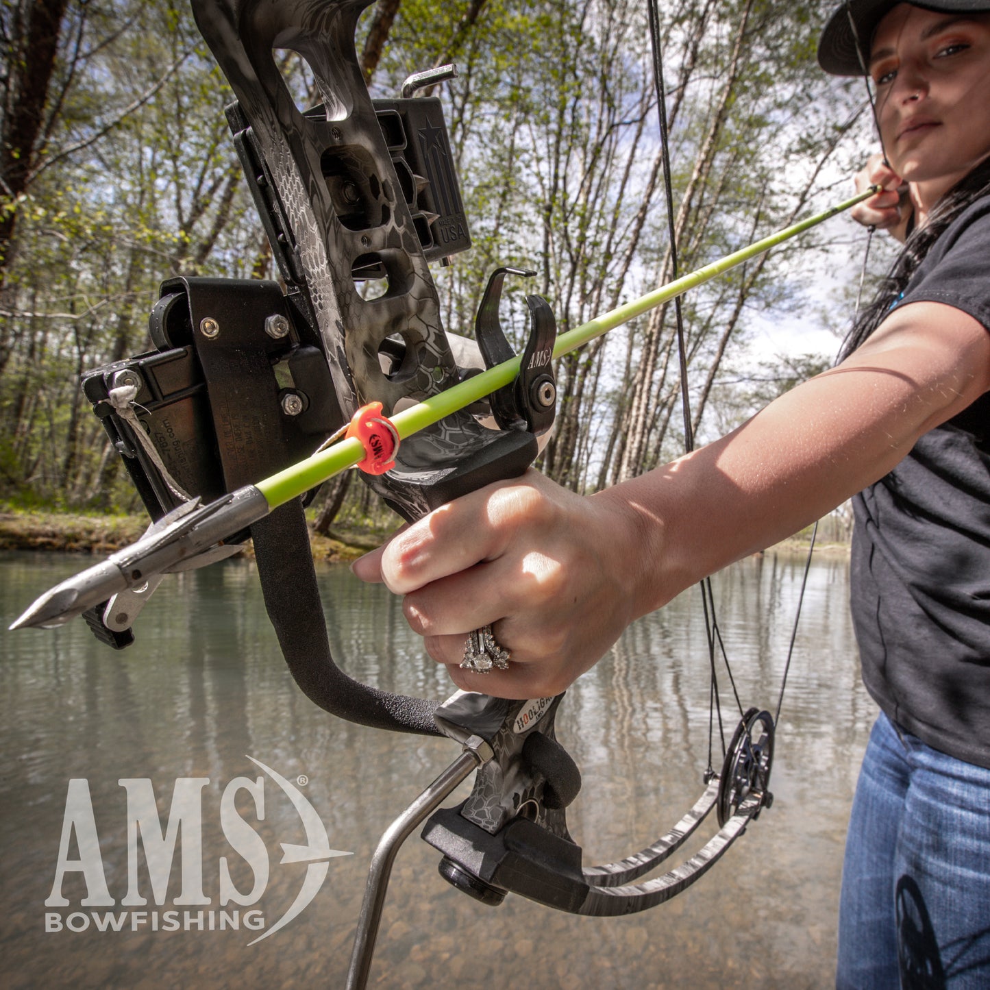 AMS Bowfishing Tidal Wave® Arrow Rest