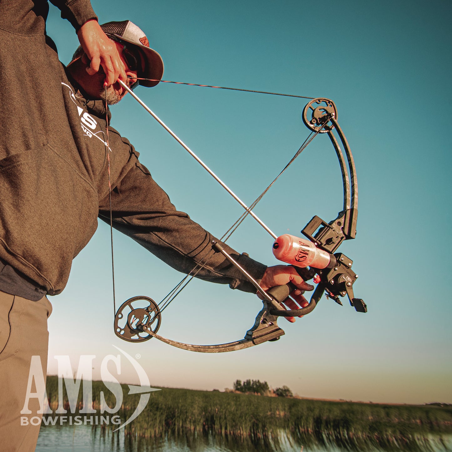 AMS Bowfishing® Retriever® Pro Reel - Right Hand